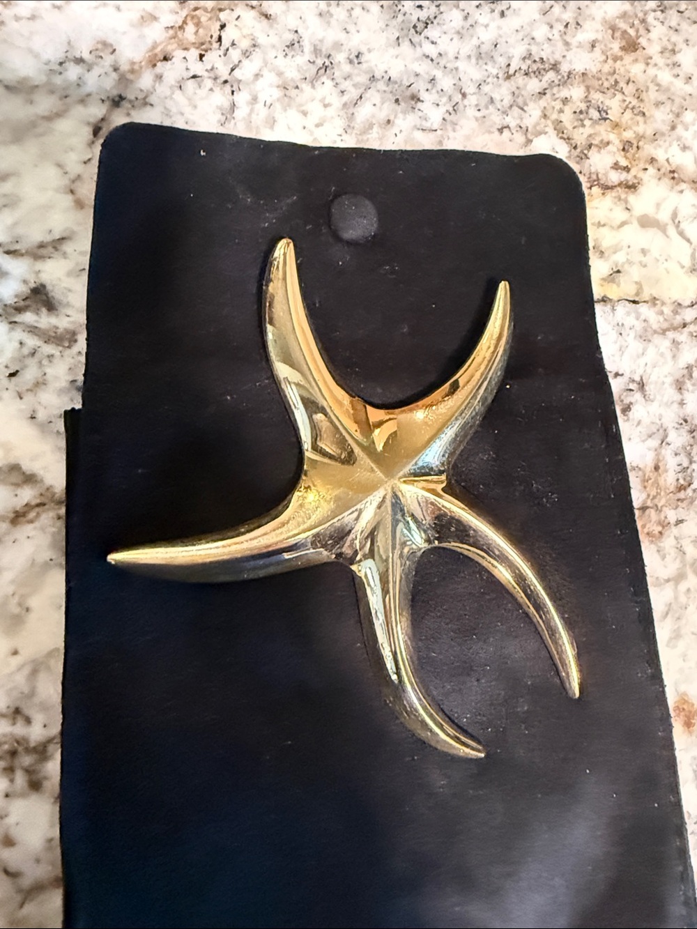 Vintage Monet Huge XL Starfish Pin